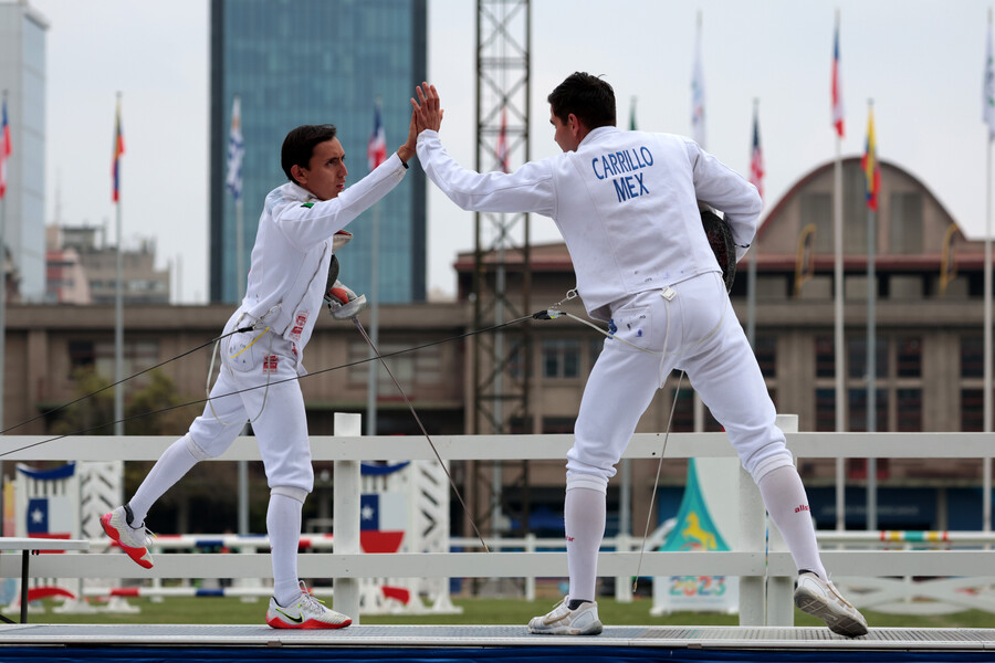 Emiliano Hernández y Duilio Carrillo participarán en la segunda Copa del Mundo de Pentatlón, en Turquía, evento que otorga puntos para el ranking rumbo a París 2024. CORTESÍA