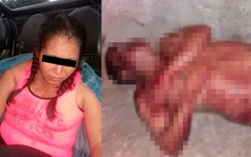 Cecilia Alejandra “N” de 38 años de edad asesinó a su esposo Ulises “N” en notorio estado de ebriedad