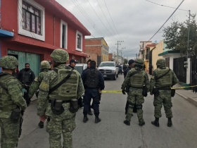 A la zona arribaron elementos del Ejército Mexicano   