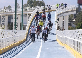En los próximos días se inaugurarán las ciclopistas del boulevard Hermanos Serdán y de la autopista México-Puebla
