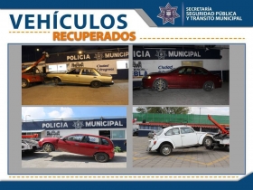 Recuperan en Puebla 8 vehículos robados