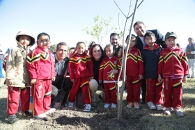 También inauguró la feria Eco-educativa en el Centro Escolar Gustavo Díaz Ordaz