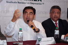 Sostuvo una reunión con los integrantes del Sindicato Nacional de empresarios de México