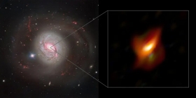 Un agujero negro supermasivo revela secretos de los centros galácticos