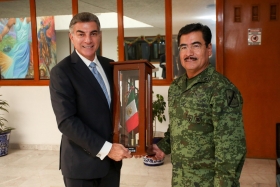El General Raúl Gámez refrendó su disposición para sumar esfuerzos
