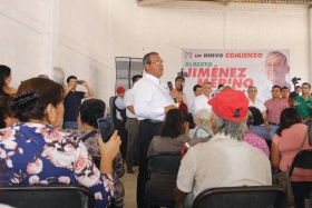 En gira, estuvo acompañado por el Secretario General del CEN del PRI, Arturo Zamora Jiménez