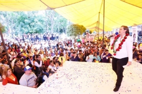 Celebró las acciones del Gobierno del Estado en San Martín Texmelucan,
