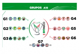 Grupos en el Torneo de Copa 2015