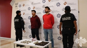 Policía Estatal detiene a presuntos distribuidores de droga por internet