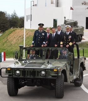 Encabezaron la inauguración de la Escuela de Sargentos y el Hospital Militar Regional 