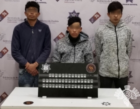 Capturan a tres presuntos narcomenudistas en Tehuacán