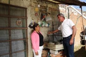 Tony Gali garantizó el abasto de agua y tarifas justas para las familias poblanas