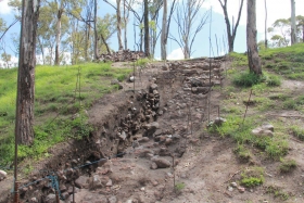 El INAH realiza trabajos de exploración y conservación de la zona arqueológica 