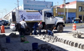 Infraestructura Municipal inicia rehabilitación de calles en Centro Histórico
