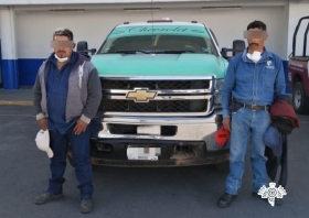 Capturan a presuntos “huachigaseros” en Chignahuapan