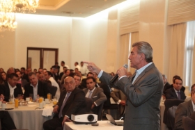 Plan para Puebla incluye agenda empresarial conjunta, asegura Tony Gali