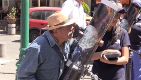 Se instalaron telescopios en diversos puntos del estado y la capital de Puebla     