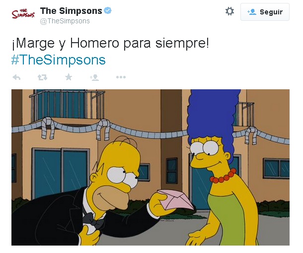 Homero y Marge Simpson