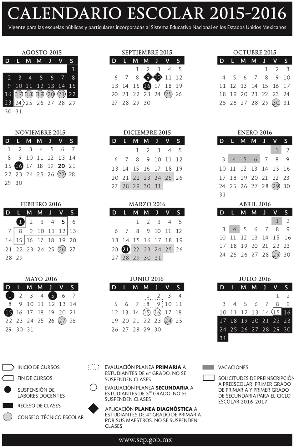 Calendario Escolar