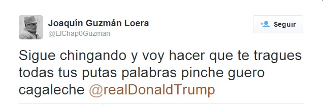 Supuesto tweet del