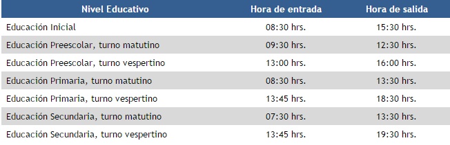 Horario de invierno