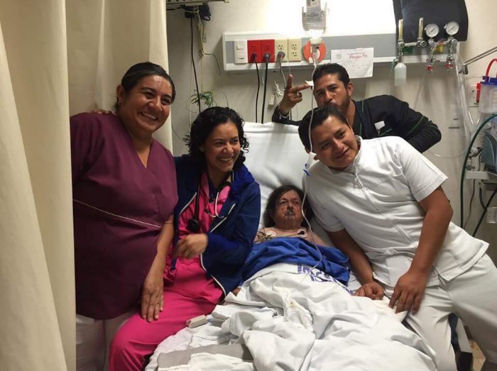 Foto en hospital