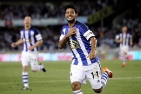 Carlos Vela se despidió de la Real Sociedad