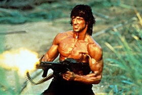 La primer película de la saga fue Rambo: Acorralado en 1982.