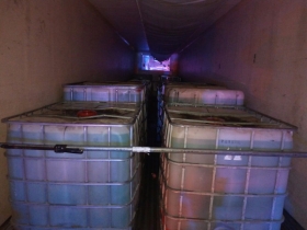 Los contenedores quedaron a disposición del agente del Ministerio Público Federal