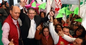 Diversos grupos priístas mostraron su apoyo a Doger Guerrero 