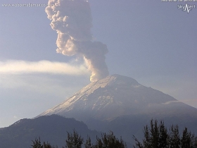 Actividad del volcán 