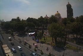 Día soleado en Puebla