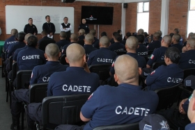 Participaron 190 elementos de seguridad con el apoyo de tres instructores de empresas gaseras