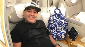 Maradona celebra cumpleaños 57