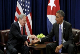 Barack Obama y Raúl Castro