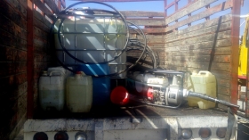 Transportaba un aproximado de mil 130 litros de diésel ilegal en una camioneta