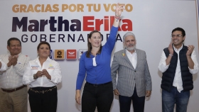 Martha Erika arrasó en la Sierra Norte   