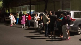 Ocurrió en punto de las 02:40 horas.