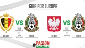 Polonia y Bélgica con todo vs México