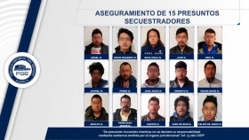 Durante enero, la FISDAI ha liberado a 10 víctimas de secuestro y detenido a 43 presuntos responsables