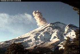 Actividad del Popocatépetl