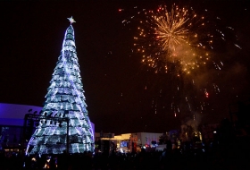 Encendido árbol de Navidad