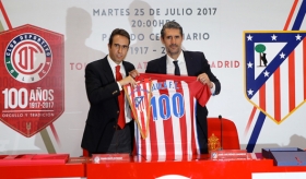 Atlético de Madrid ya está en México