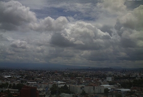 Cielo nublado en Puebla