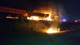 Bomberos de la SSP sofocaron las llamas    