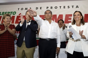 Ruiz Massieu ratificó su respaldo al aspirante a Casa Puebla