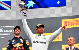 Lewis Hamilton gana GP de Bélgica