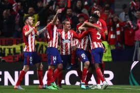 Atlético de Madrid en la final de la Europa League