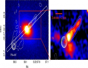 Descubren jet de plasma en forma helicoidal