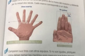 En el dibujo aparece una mano con seis dedos en lugar de cinco.